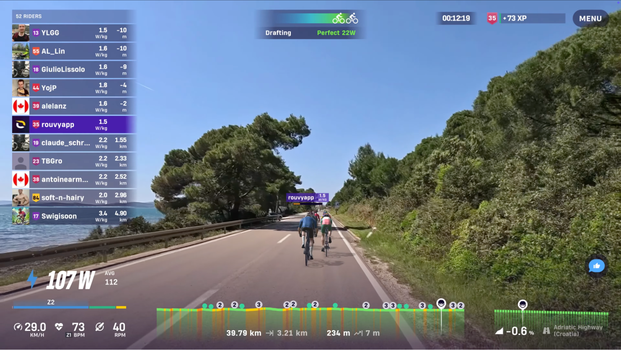 Adriatic Highway, route in Croatia on ROUVY