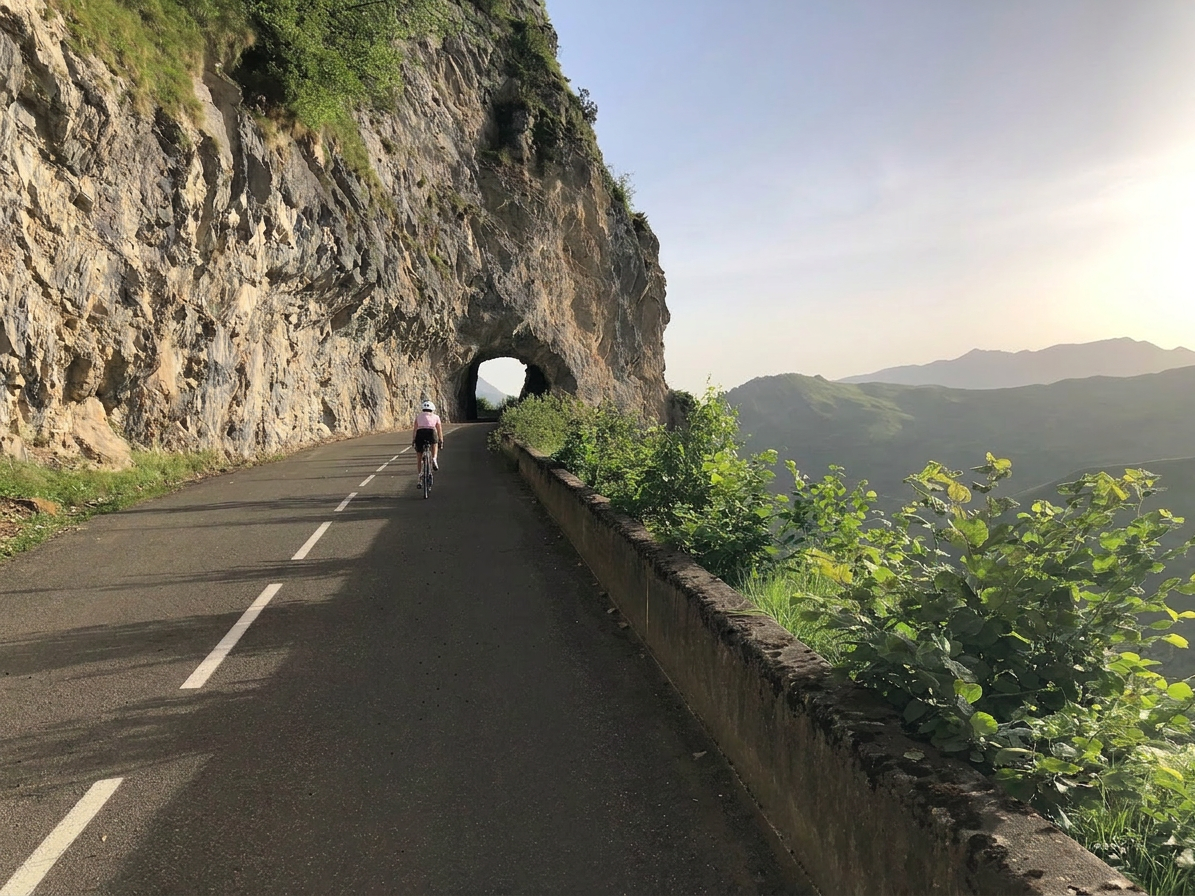 The Col d'Aubisque with spectacular mountain scenery