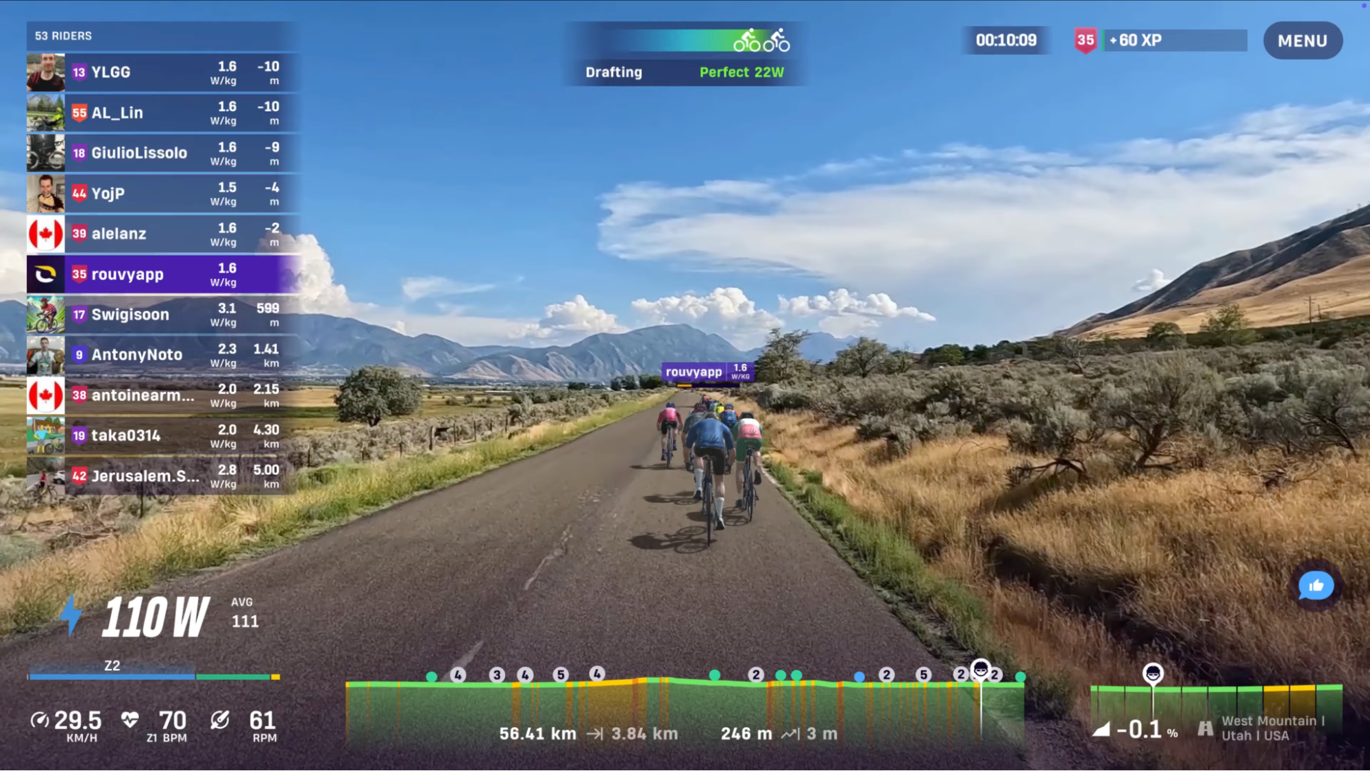 West Mountain, route in Utah | USA on ROUVY