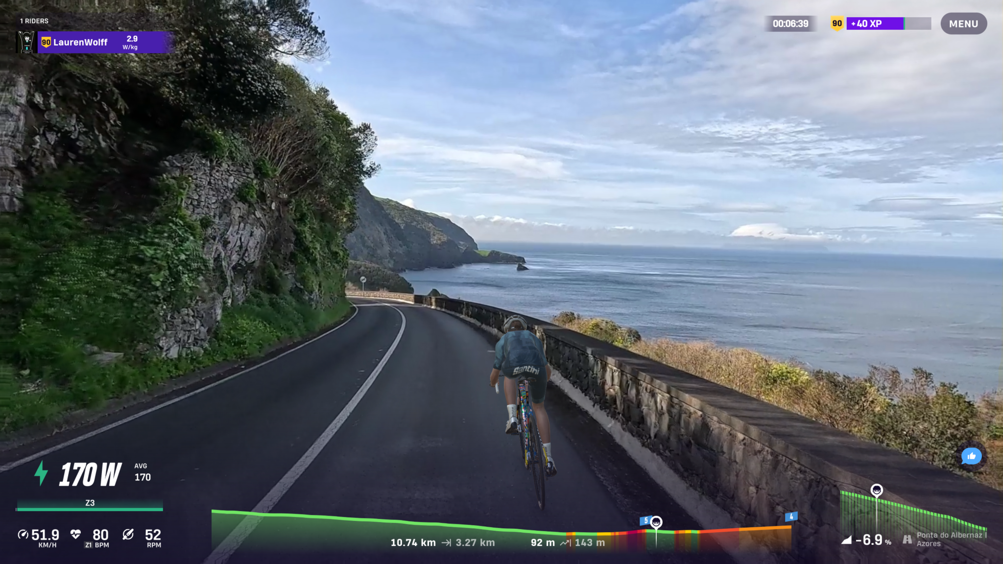 Ride on Flores Island on ROUVY