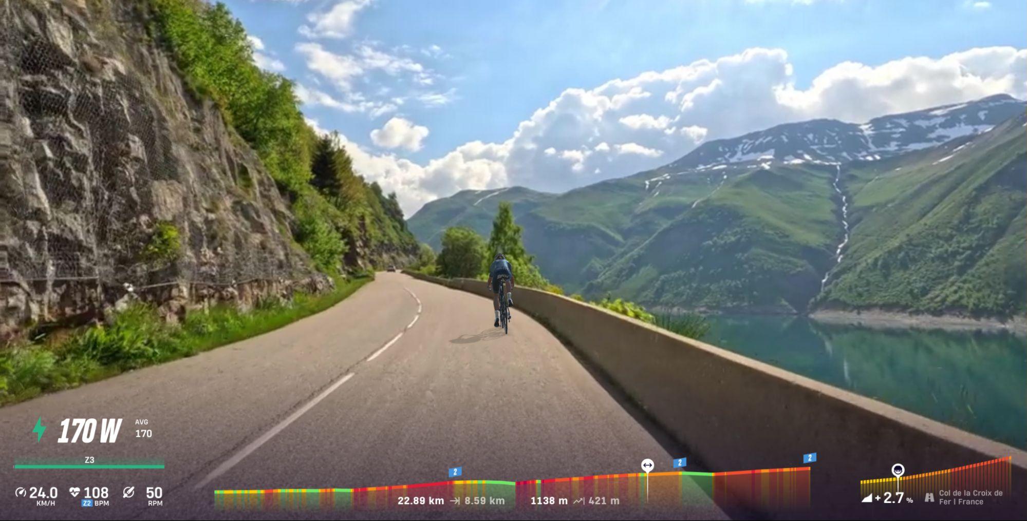 Ride Col de la Croix de Fer on ROUVY