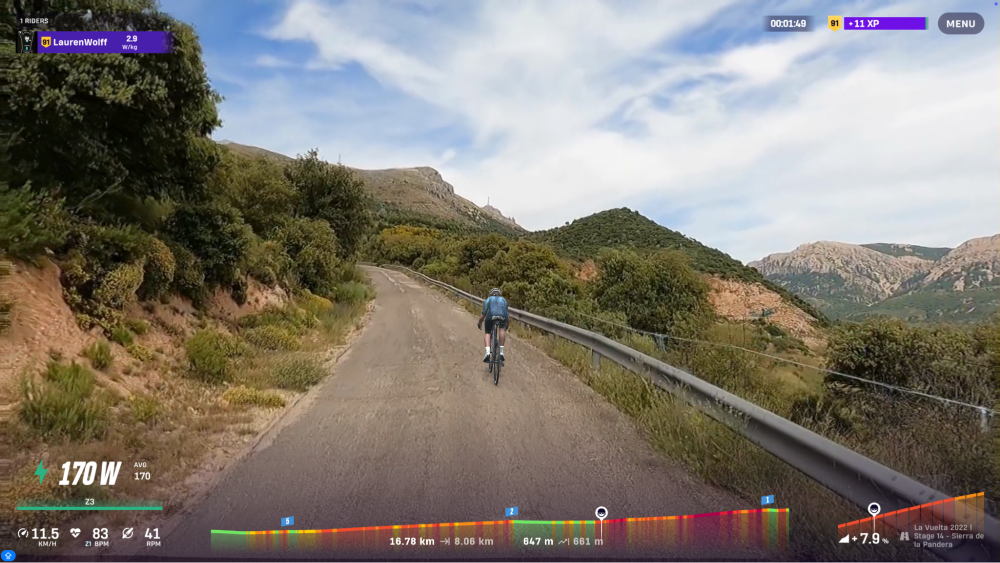 Ride La Vuelta – La Pandera on ROUVY