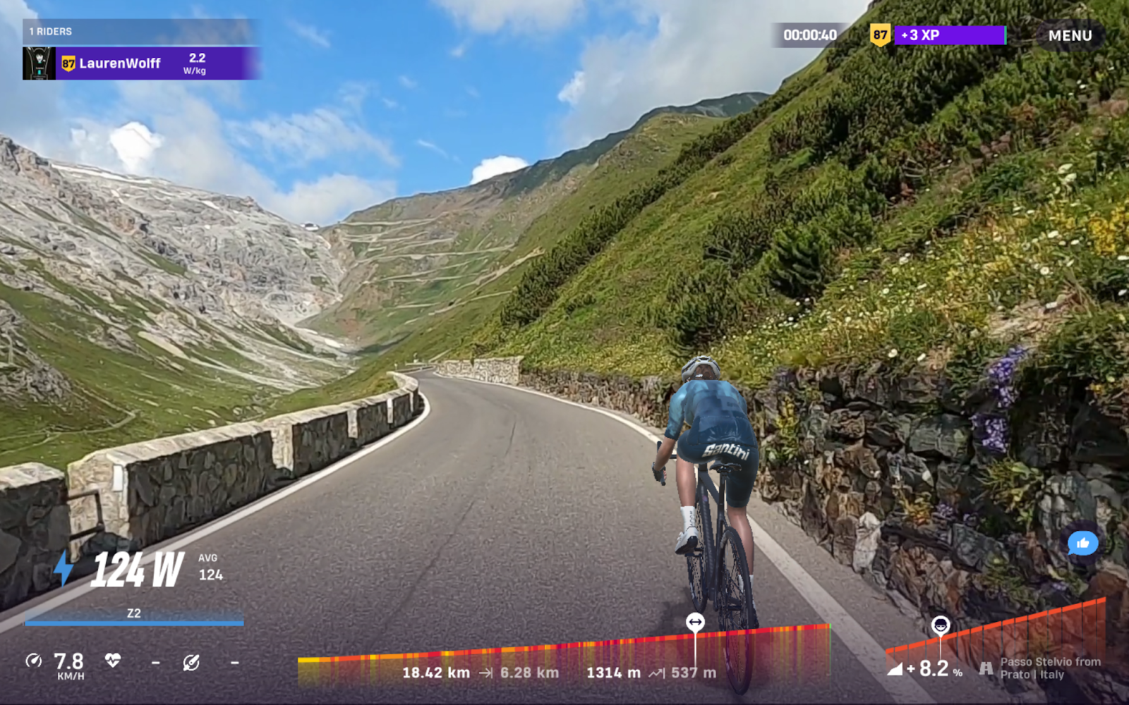 Passo Stelvio on ROUVY from home