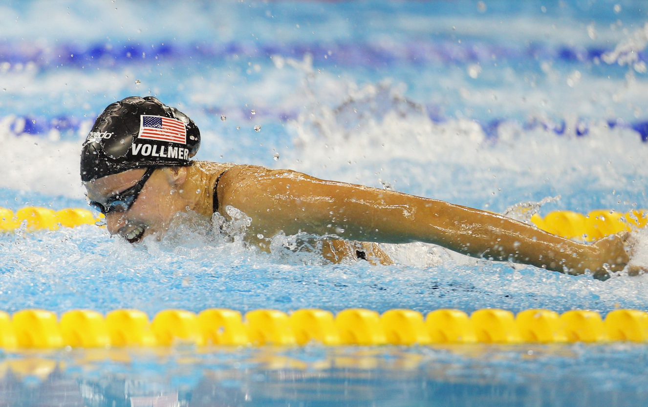 "It's what you do with the rough patches that will define the athlete that you'll become." – Dana Vollmer