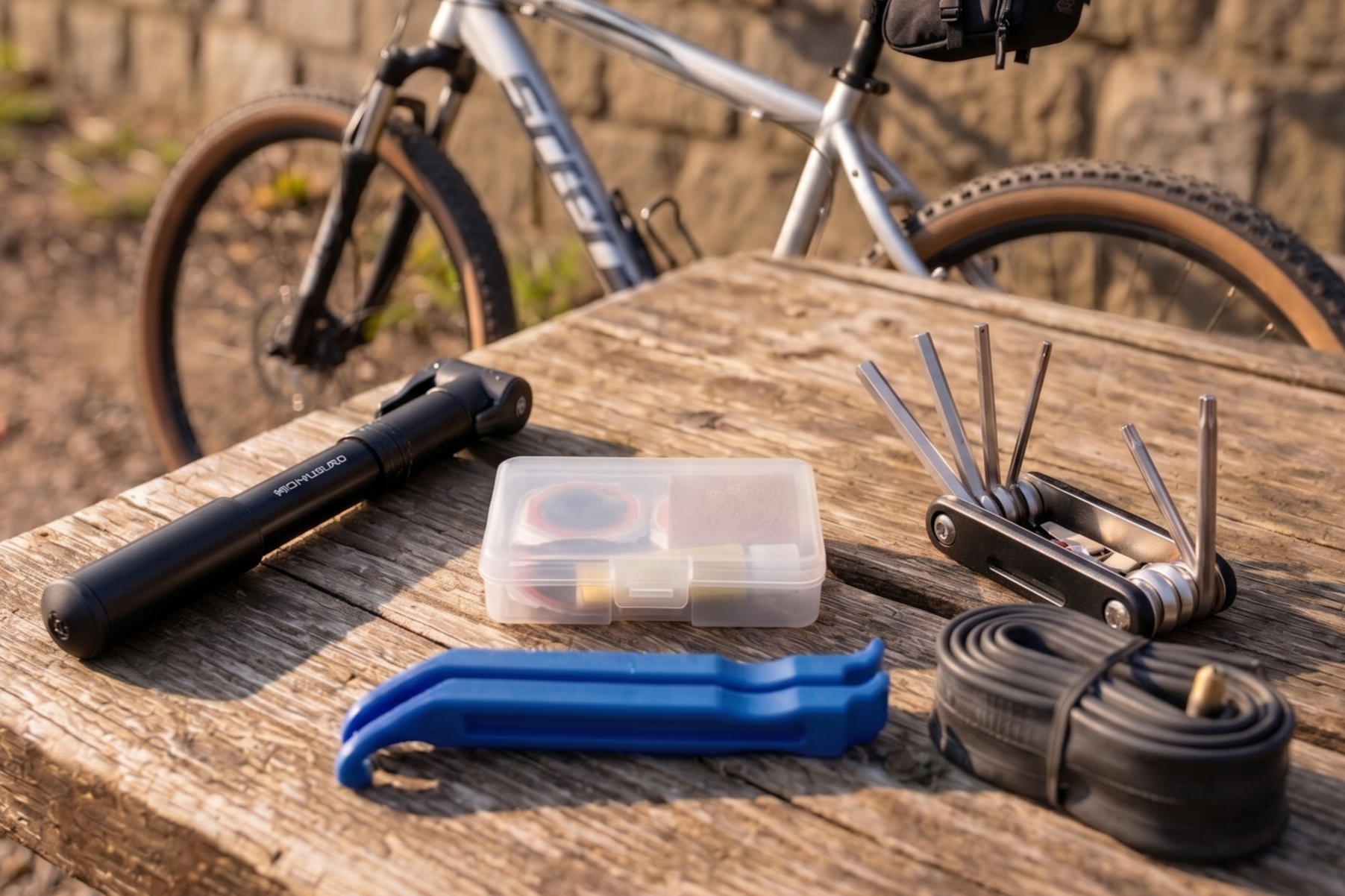What to pack in a bike saddle bag: checklist by ROUVY