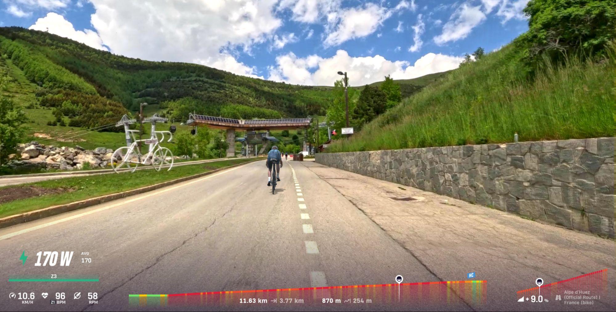 Ride Alpe d’Huez on ROUVY