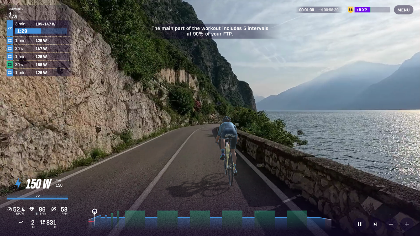 ROUVY training plans