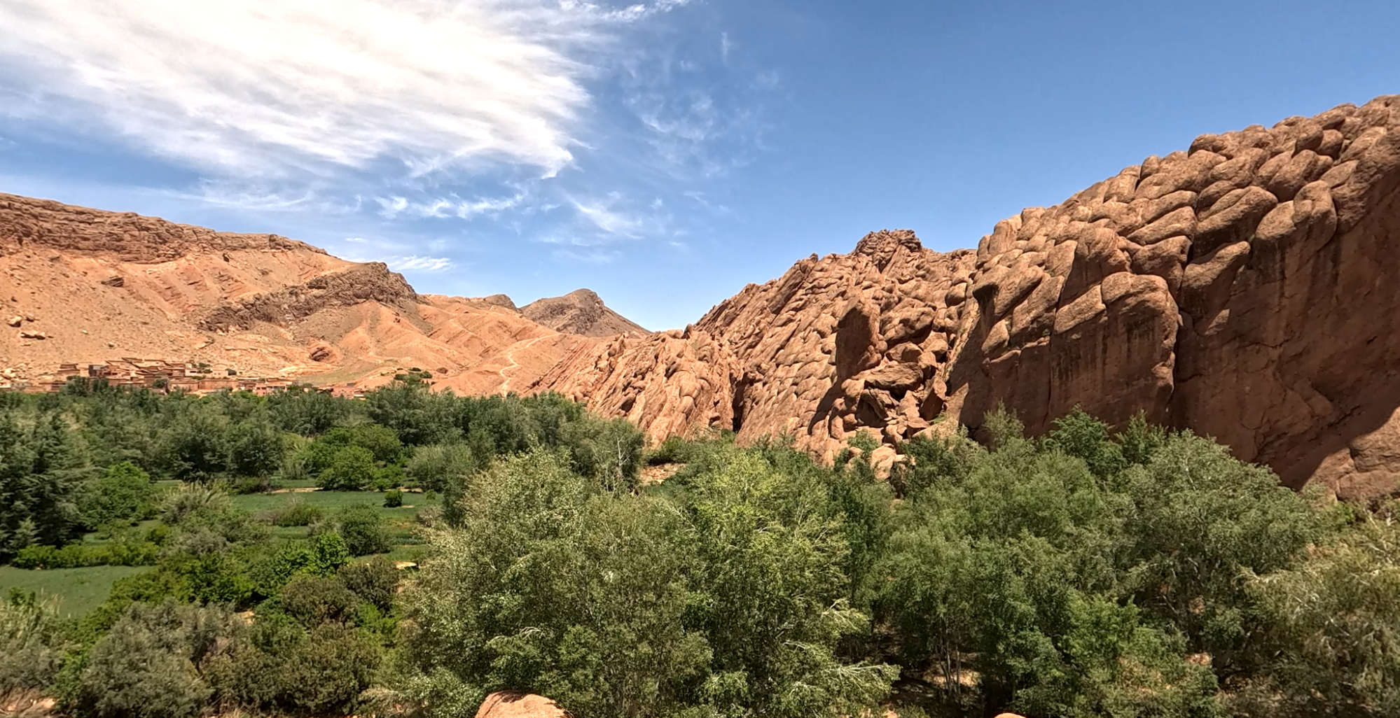 Cycling in Dadès Gorge, Morocco