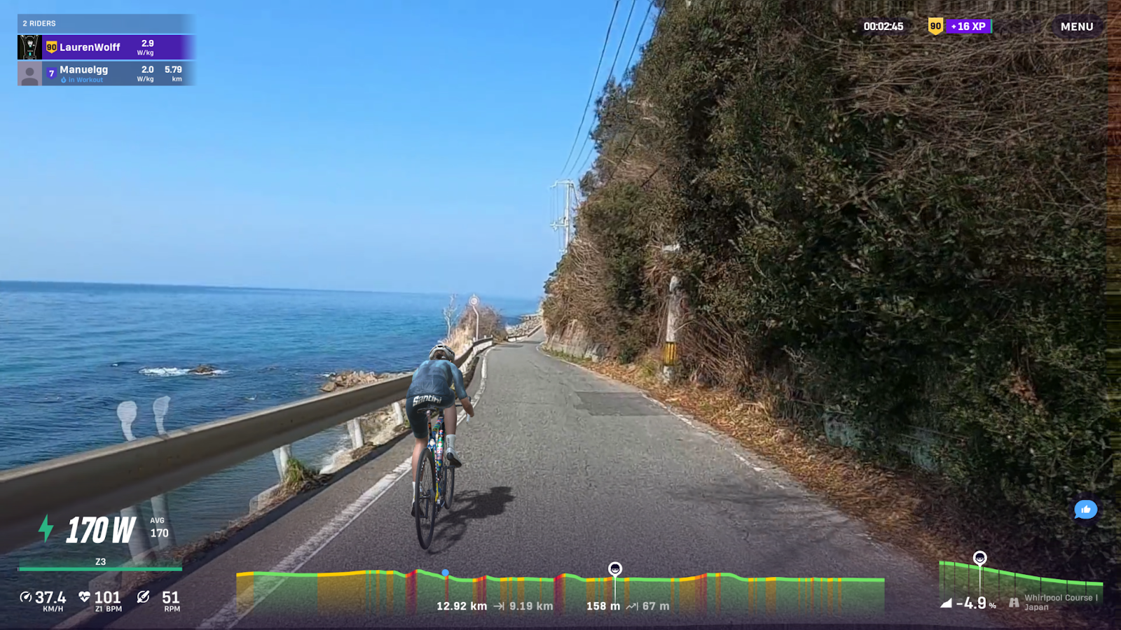 Whirlpool Course on ROUVY