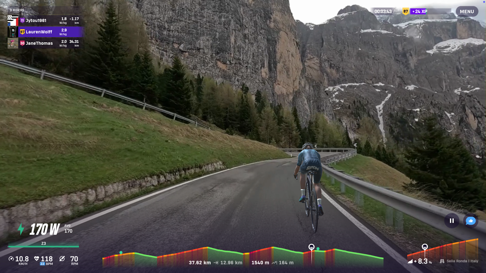 Ride the full Sella Ronda