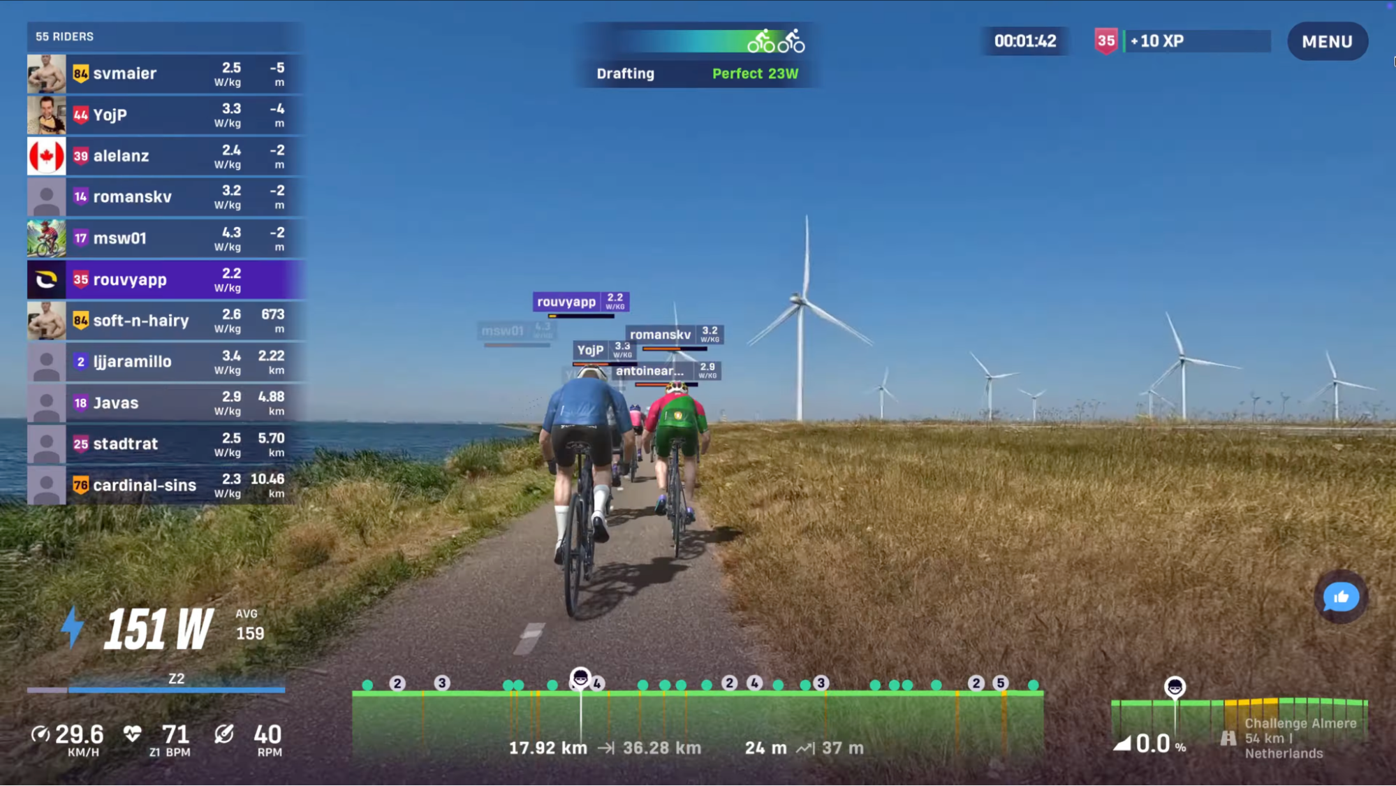 Challenge Almere, route in Netherlands on ROUVY