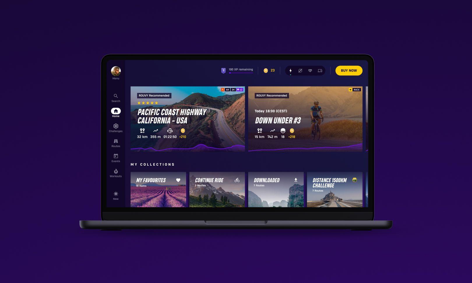 ROUVY Dashboard Throwback