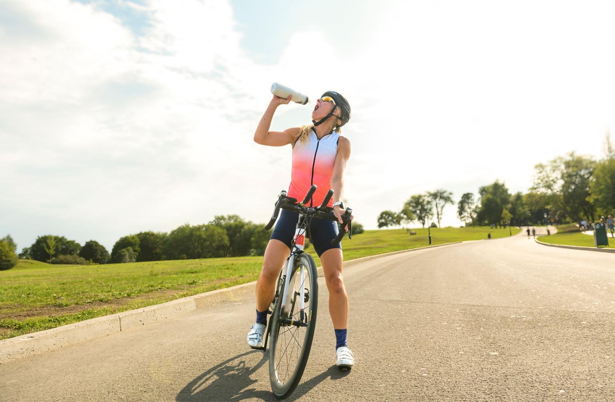 How much should you drink on the bike?