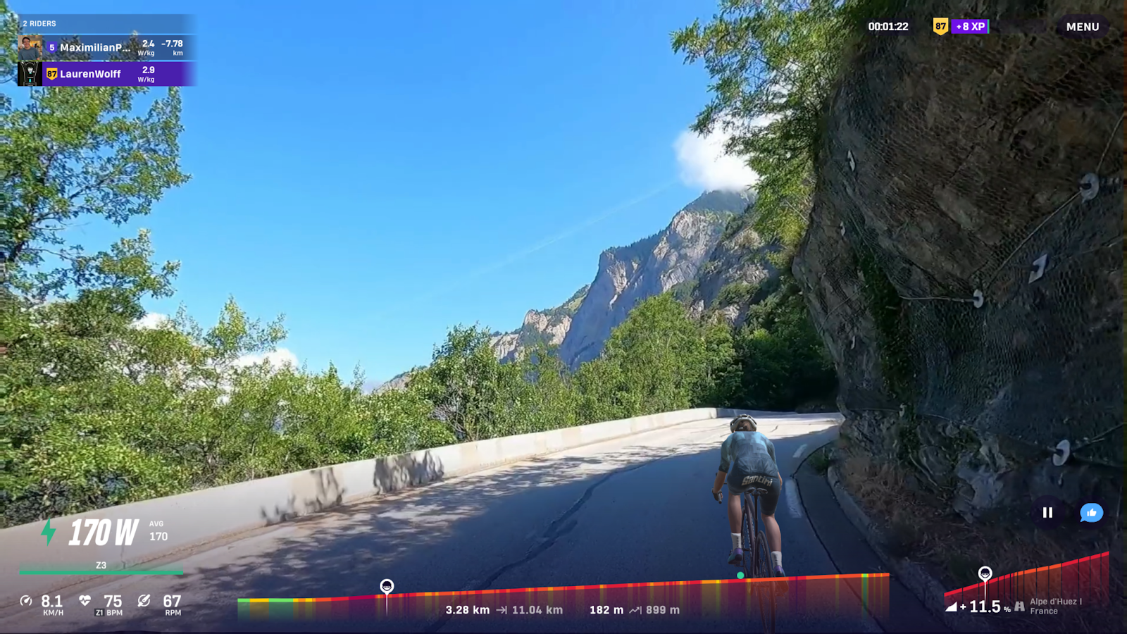 Alpe d’Huez - Virtual cycling route