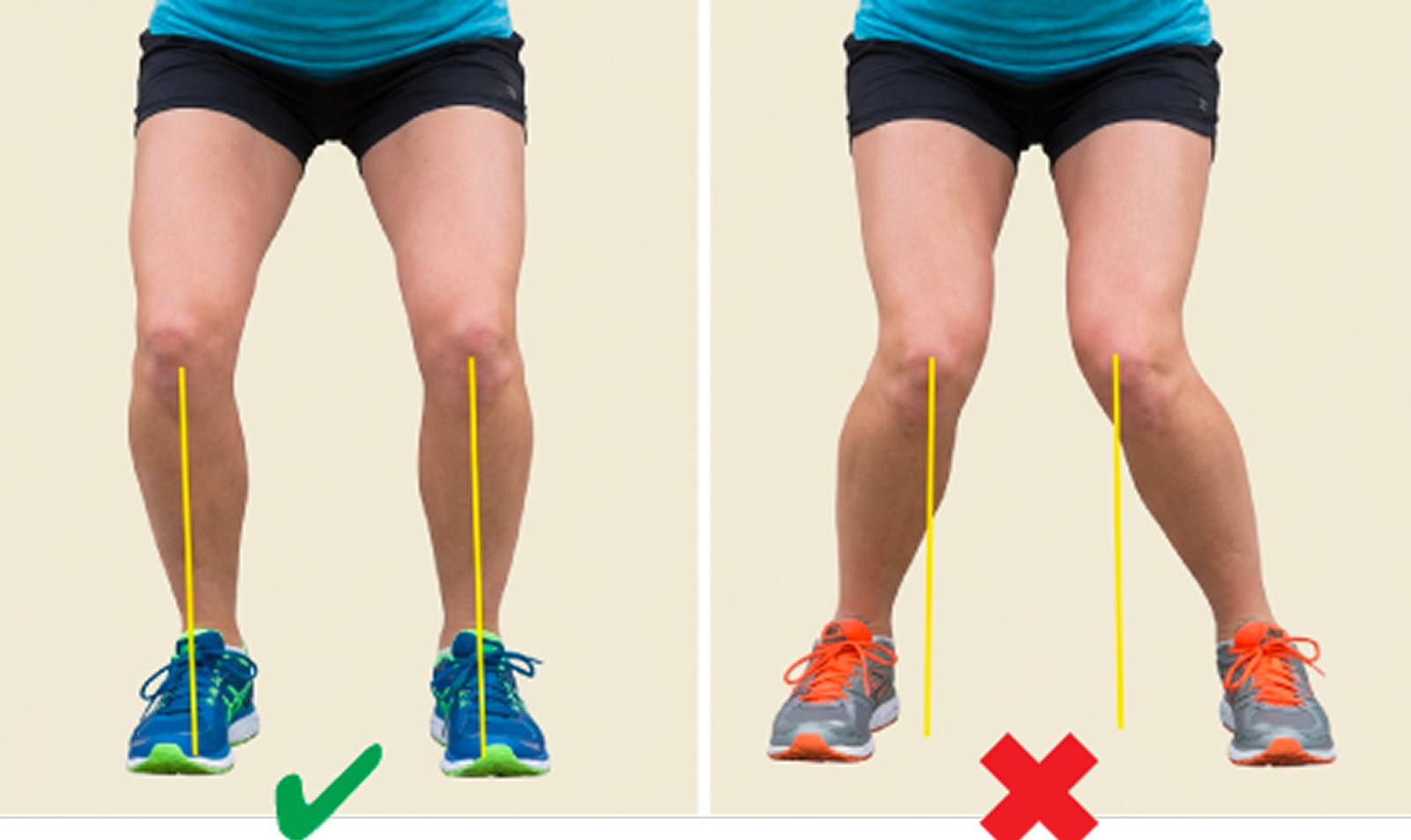 Plyometric Leg Exercises: Correct vs incorrect landing mechanics