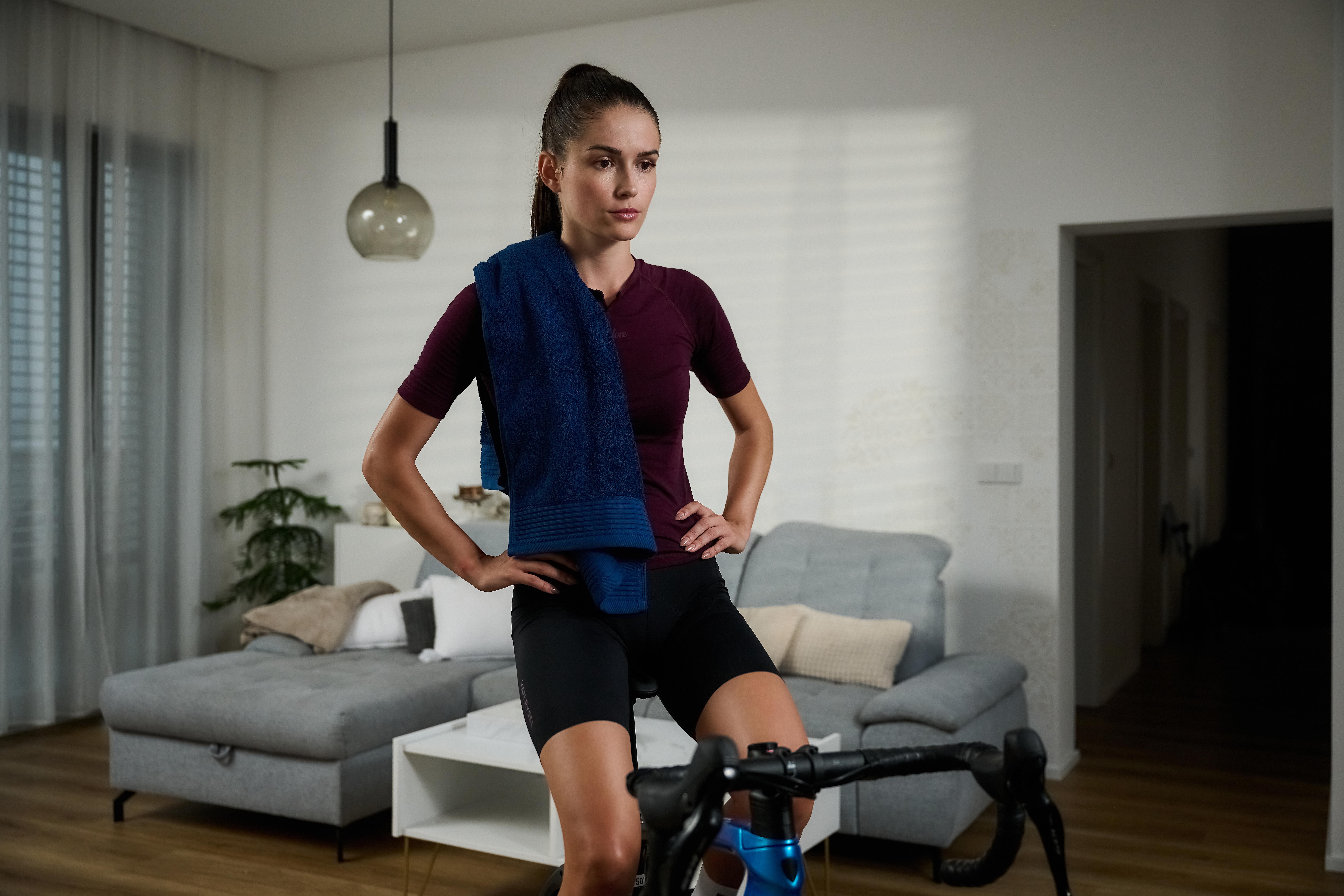 Post-Ride Stretches for Cyclists: Recovery ride on ROUVY