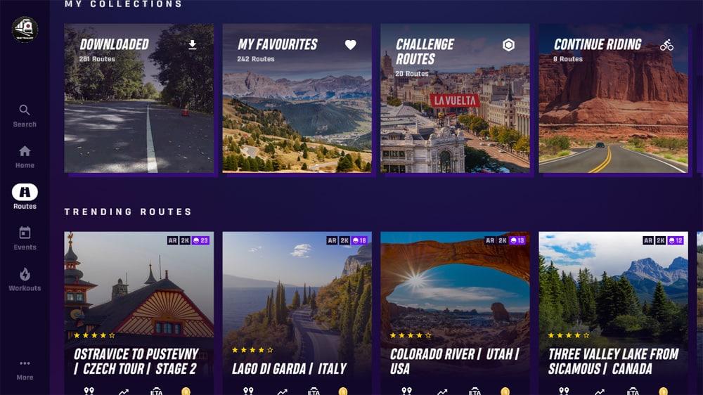 PEZ Rides & Reviews ROUVY Cycling App