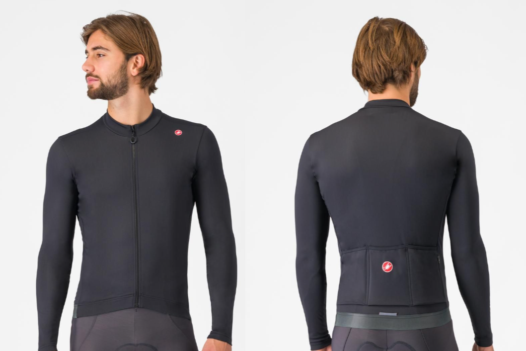 Best men's cycling jersey for cooler weather: Castelli Espresso Thermal Jersey