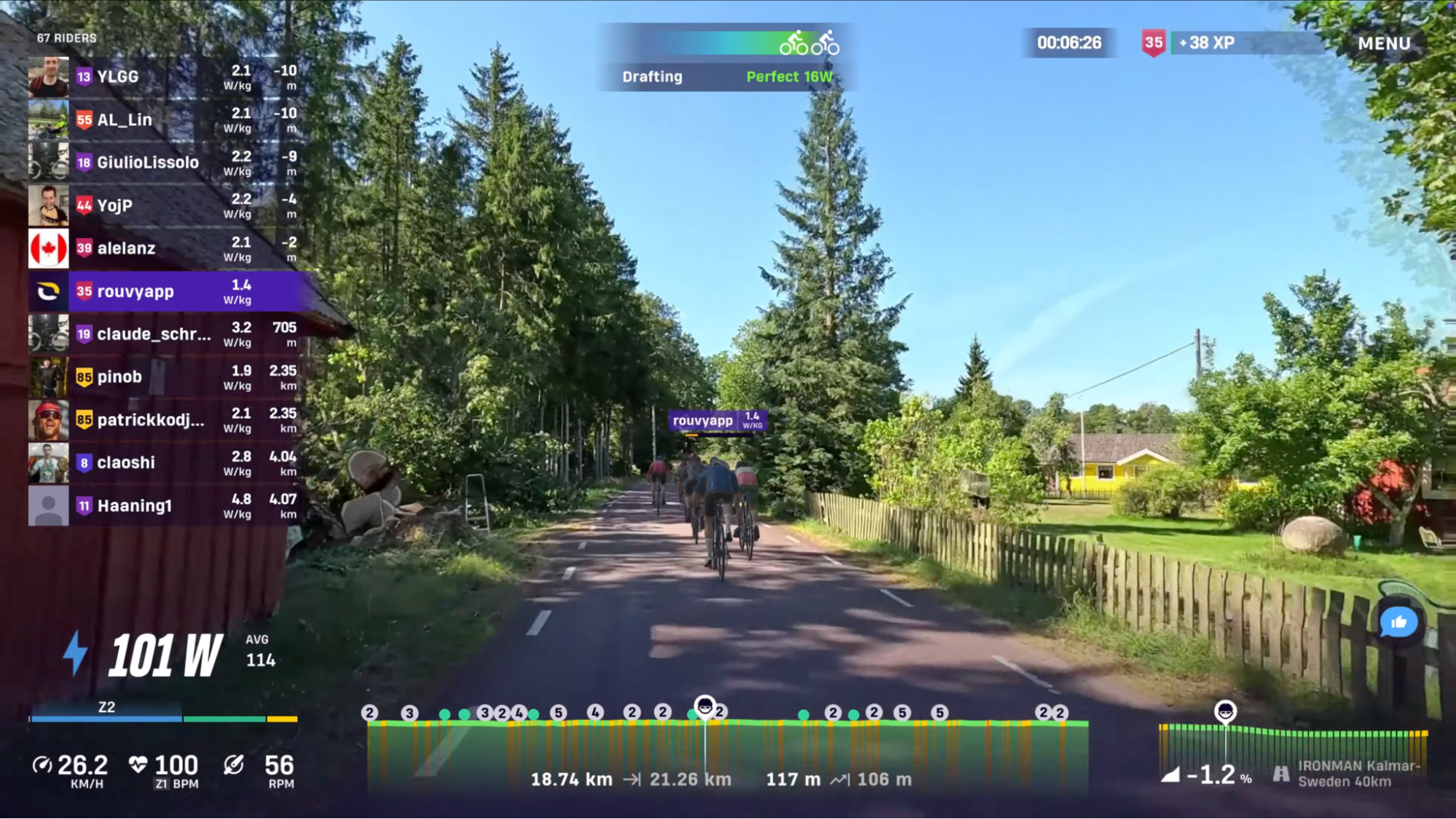 IRONMAN Kalmar, route in Sweden on ROUVY
