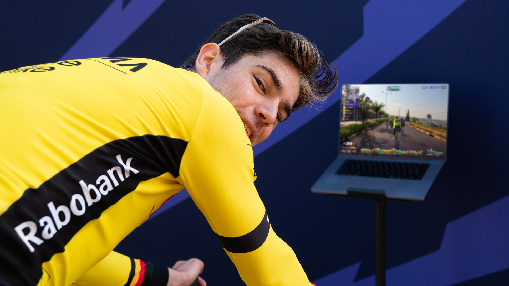 Ride with Wout van Aert and Other Pros on ROUVY this Indoor Season