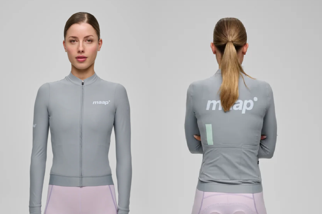 Best women's cycling jersey for cooler weather: MAAP Women's Training Thermal LS Jersey 2.0