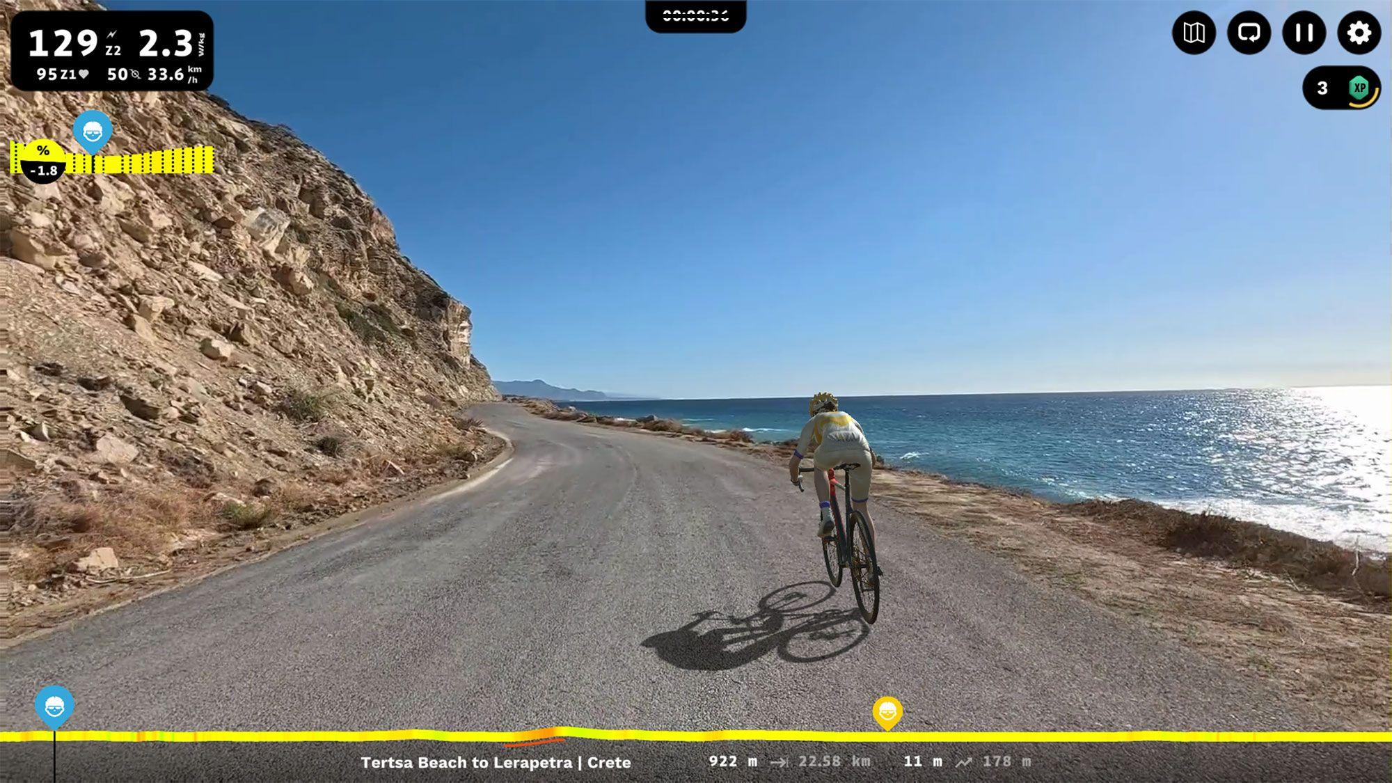 Tersta Beach to Lerapetra in Greece on Rouvy