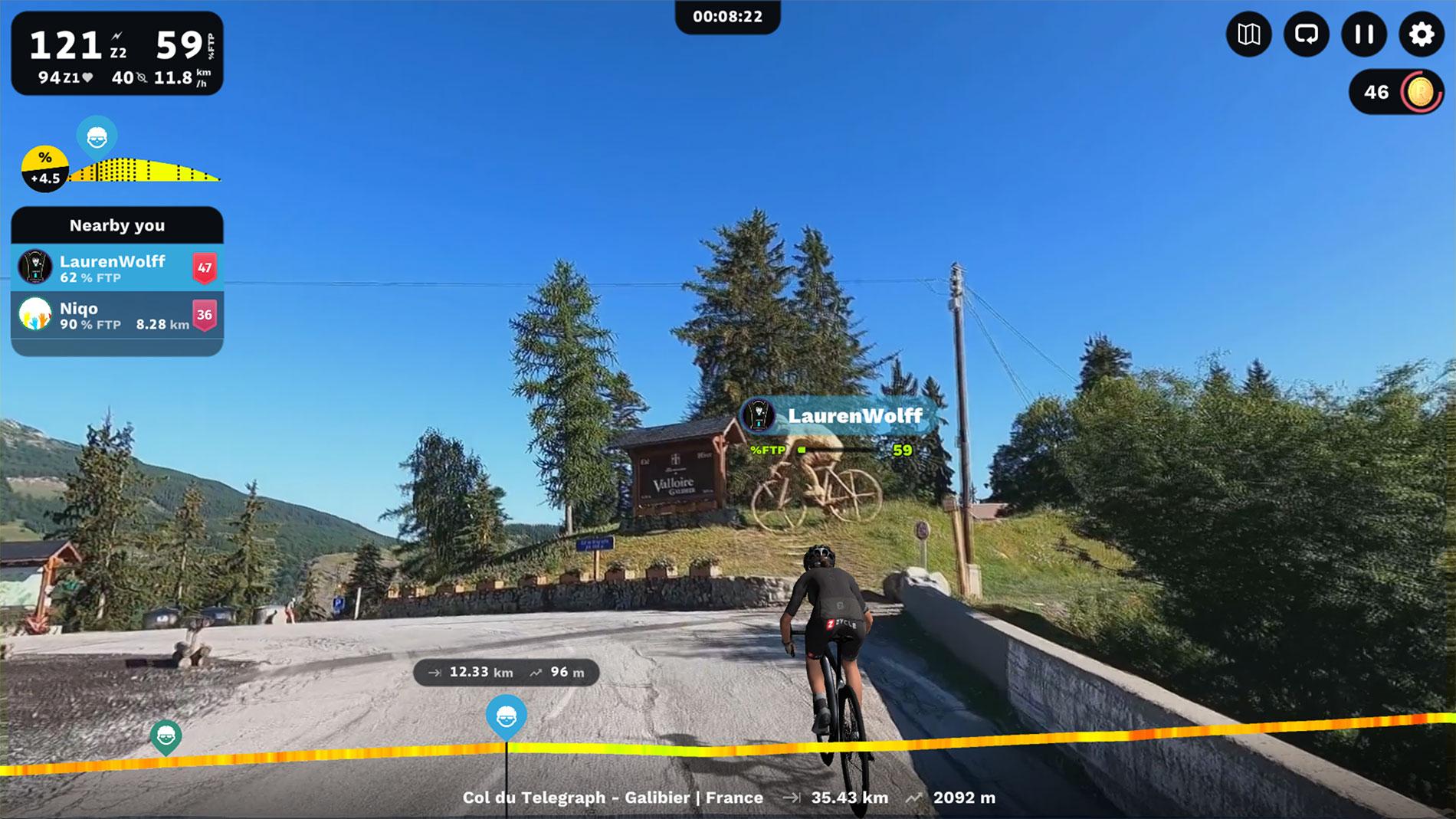 Telegraph after 14 switchbacks