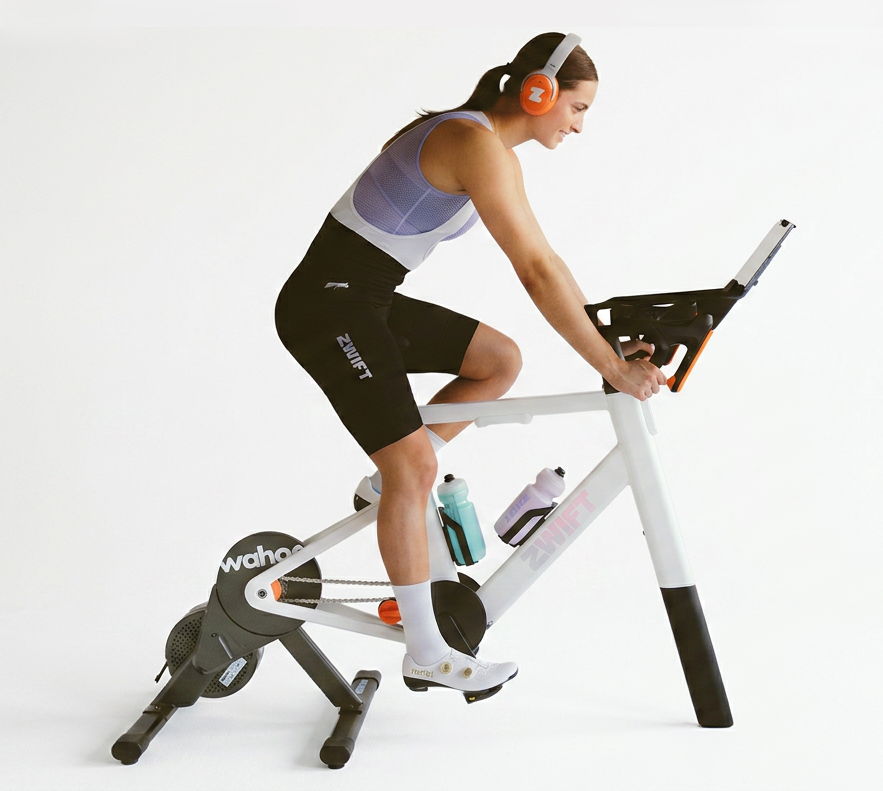 Zwift Ride paired with Wahoo KICKR CORE 2 smart trainer