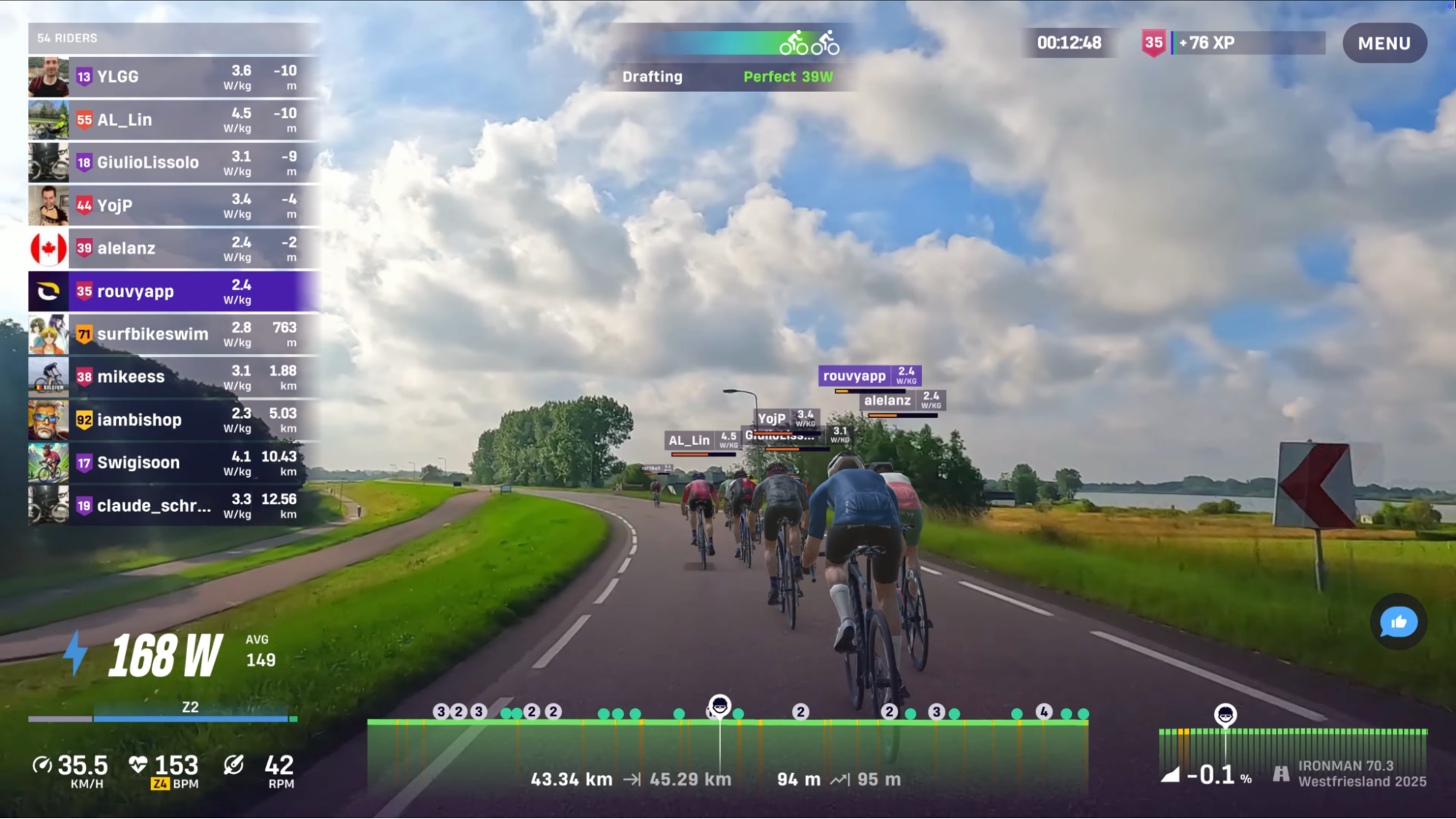 IRONMAN 70.3 Westfriesland, route in Netherlands on ROUVY