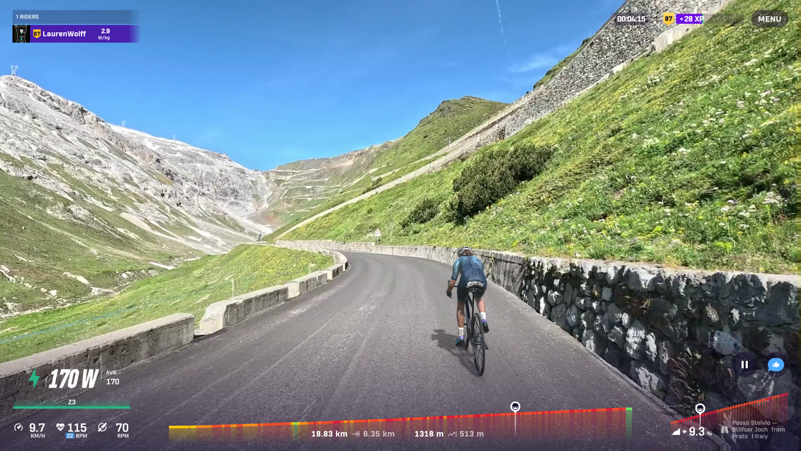 Riding Passo Stelvio