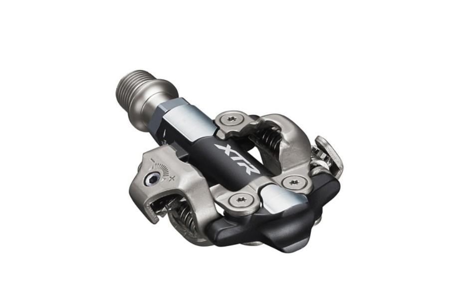 Shimano XTR PD-M9100 cross-country mountain bike pedals with compact SPD design